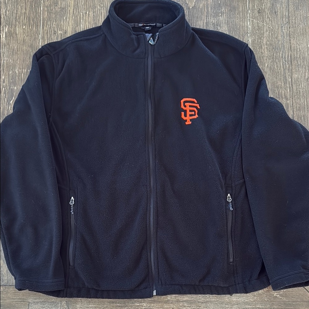 San Francisco Giants Black Fleece Jacket - Picture 1 of 5